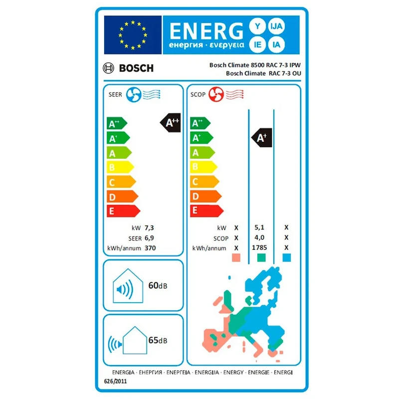 Инверторни климатици BOSCH CLIMATE 24000 BTU