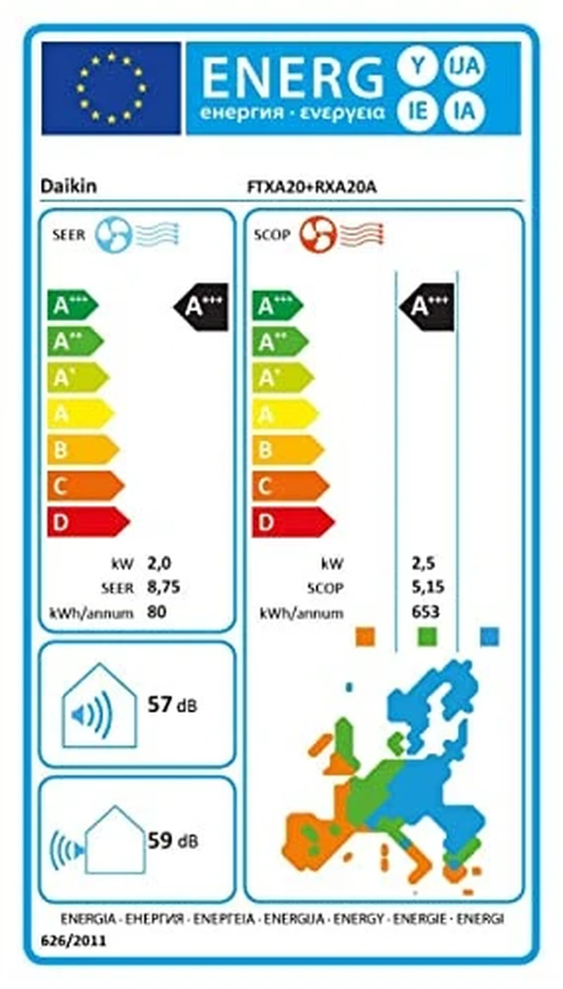 Инверторни климатици Daikin FTXA20CS STYLISH