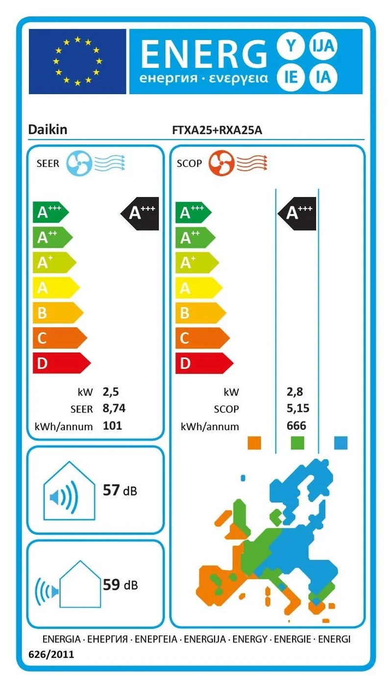 Инверторни климатици Daikin FTXA25CW STYLISH
