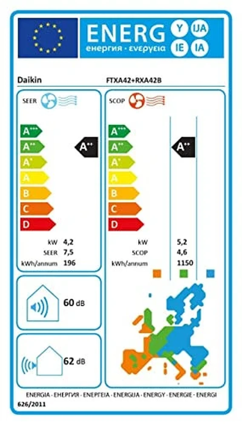 Инверторни климатици Daikin FTXA42CB STYLISH
