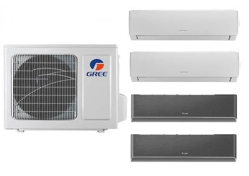 Мултисплит системи GREE GWHD(36)NK6LO ( 4 x 9000 Btu / 2 x 09 PULAR + 2 x 09 AIRY BLACK )