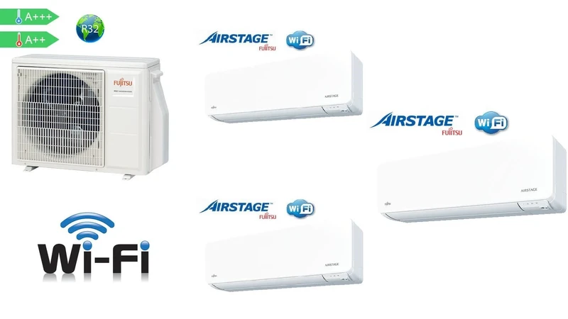 Мултисплит системи FUJITSU AOYG24LAT3 + 3 x ASYG12KGTG ( 3 x 12000Btu )